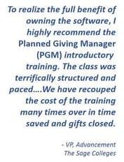 Participant quote - PG Calc training 